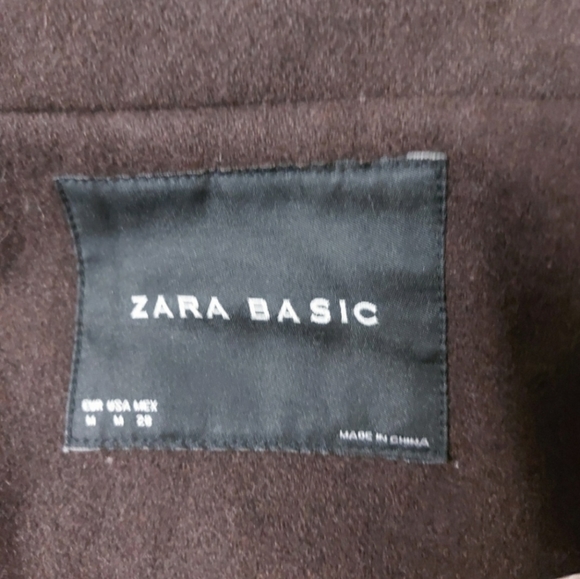Zara Basic Short Trench Coat Metal Hardware - Picture 7 of 7